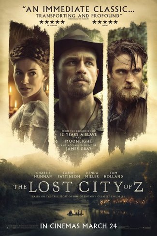 ดูหนังออนไลน์ The Lost City of Z นครลับที่สาบสูญ